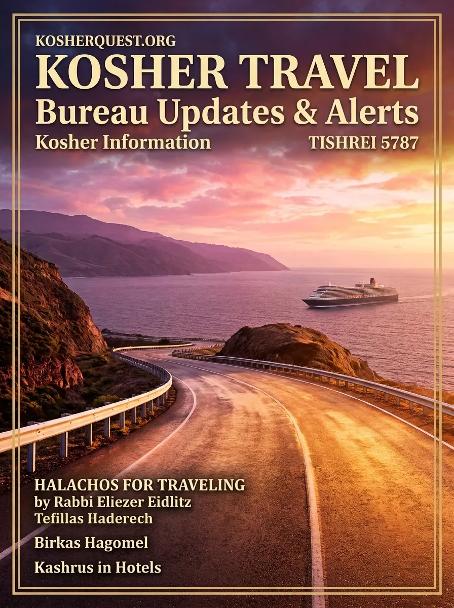 New Issue: Kosher Travel — Tishrei תשפ״ז